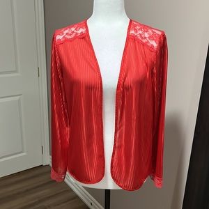 Vintage Semi Sheer Overpiece
